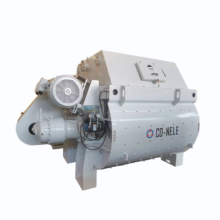 Double Shaft Concrete Mixer